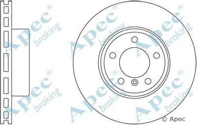 APEC BRAKING dsk2392 -  Тормозной диск
